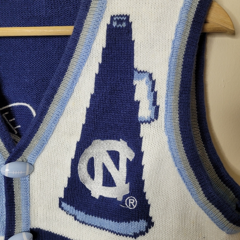Vintage UNC Tarheels Sweater Vest Size M - Picture 5 of 11
